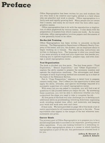 Office reprographics