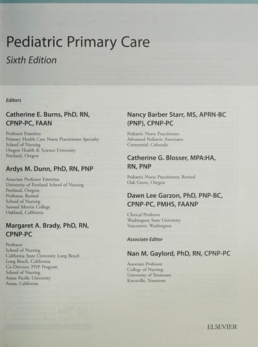 Pediatric Primary Care