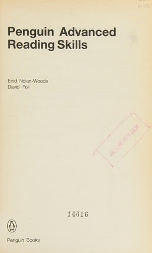 Penguin Advanced Reading Skills (English Language Teaching)