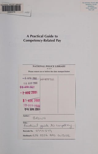 "Financial Times" Management Briefings: Competency Related Pay (FT Management Briefings)