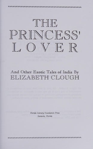 The princess' lover, and other exotic tales of India