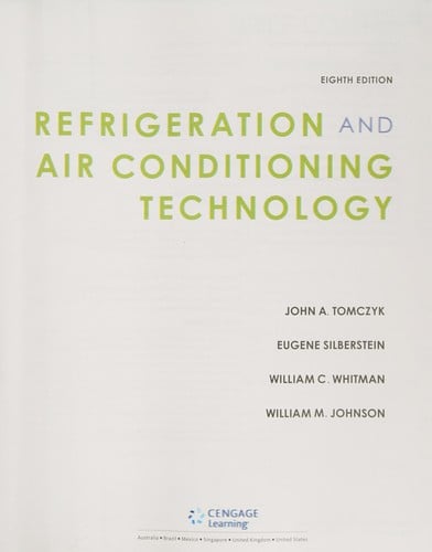 Refrigeration and Air Conditioning Technology