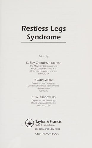 Restless legs syndrome