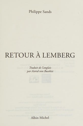 Retour à Lemberg