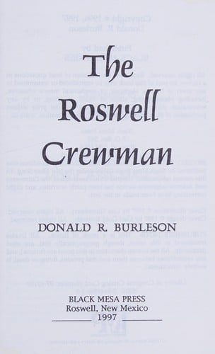 The Roswell crewman