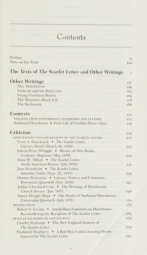 Scarlet Letter and Other Writings