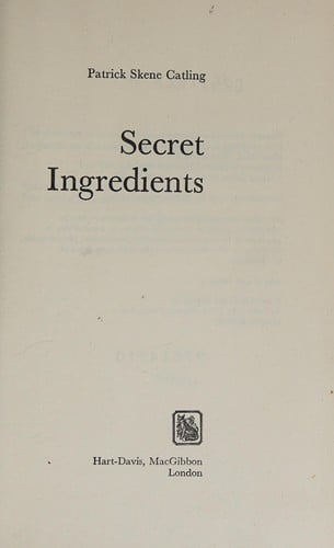Secret ingredients