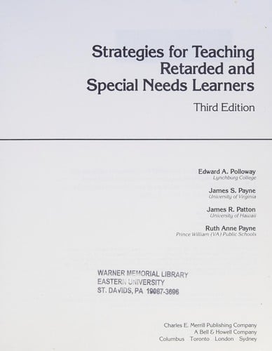 Strategies for teaching retarded and special needs learners