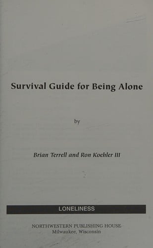 Survival guide for being alone: loneliness