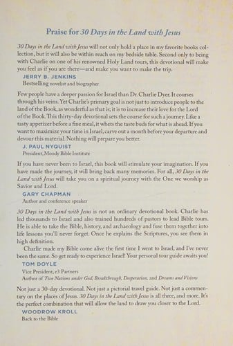 30 Days in the Land with Jesus: A Holy Land Devotional