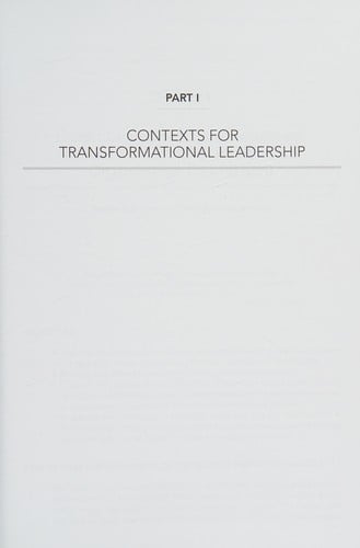 Transformational Leadership in Nursing, Second Edition: From Expert Clinician to Influential Leader