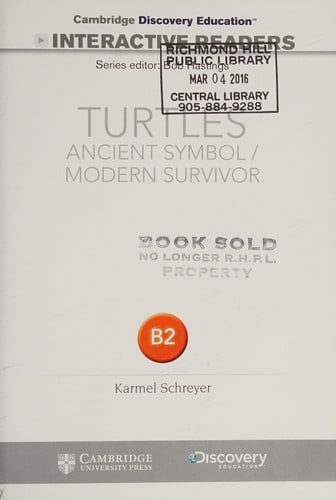 Turtles: Ancient Symbol/Modern Survivor Upper Intermediate Book with Online Access