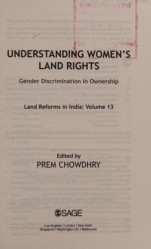 Understanding Women's Land Rights: Gender Discrimination in Ownership