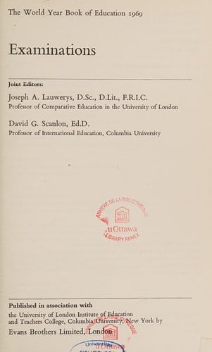 The world year book of education.