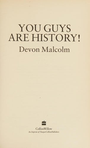 You guys are history!