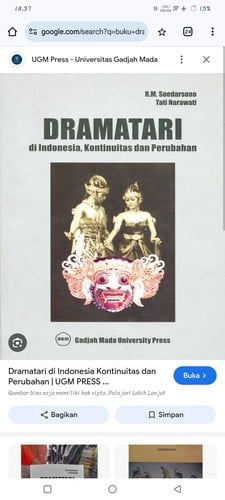 Dramatari di Indonesia, kontinuitas dan perubahan