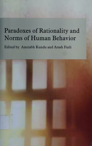 Paradoxes of rationality and norms of human behavior