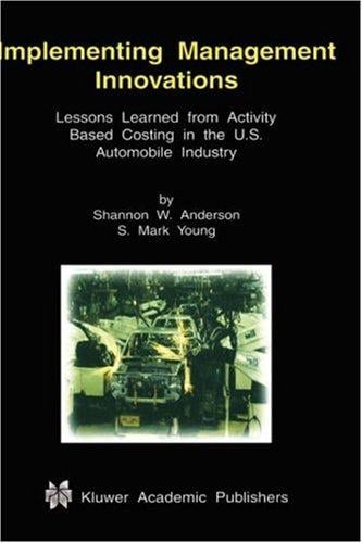 Implementing Management Innovations: Lessons Learned from Activity Based Costing in the U.S. Automobile Industry