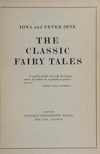 The Classic fairy tales