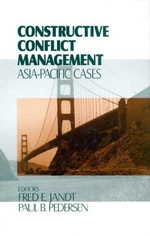 Constructive Conflict Management: Asia-Pacific Cases