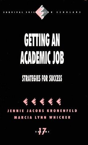 Getting an academic job