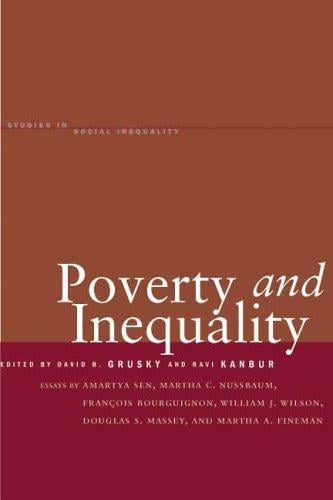 Poverty and inequality