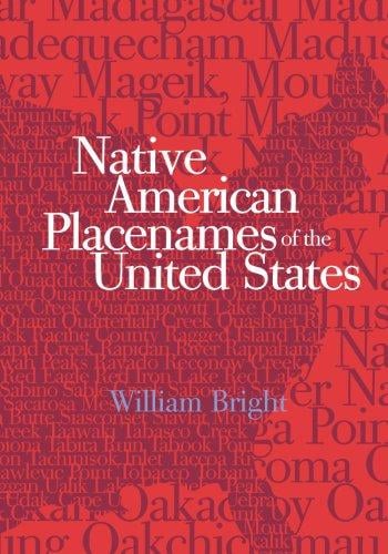 Native American Placenames of the United States