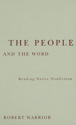 The people and the word: reading native nonfiction