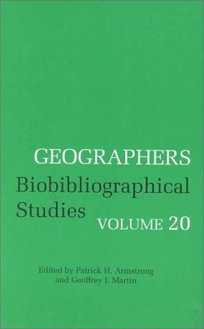 Geographers Biobibliographical Studies (Geographers)