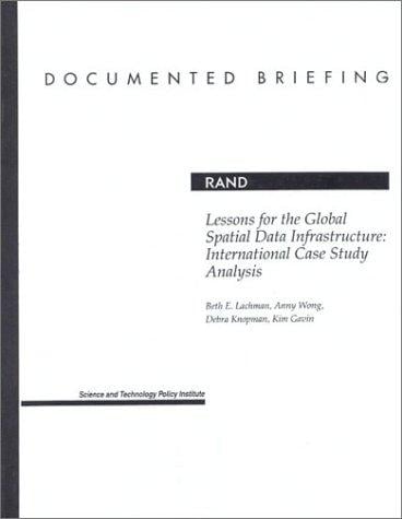 Lessons for the Global Spatial Data Infrastructure: International Case Study (2002)
