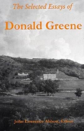 The selected essays of Donald Greene
