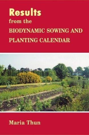 Results From The Biodynamic Sowing And Planting Calendar