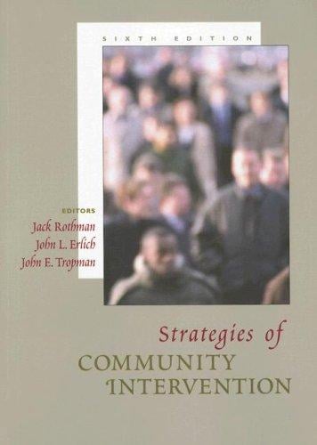 Strategies of community intervention.