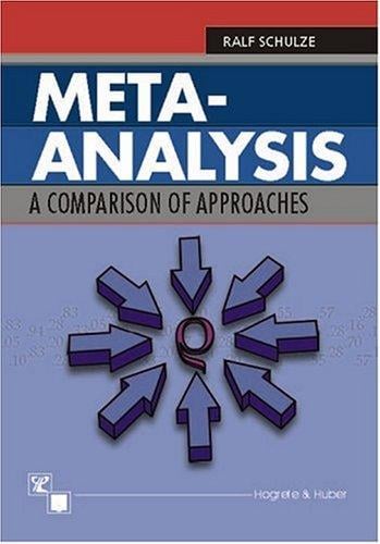 Meta-analysis: a comparison of approaches