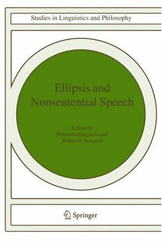Ellipsis and nonsentential speech