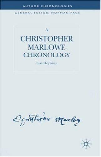 A Christopher Marlowe chronology