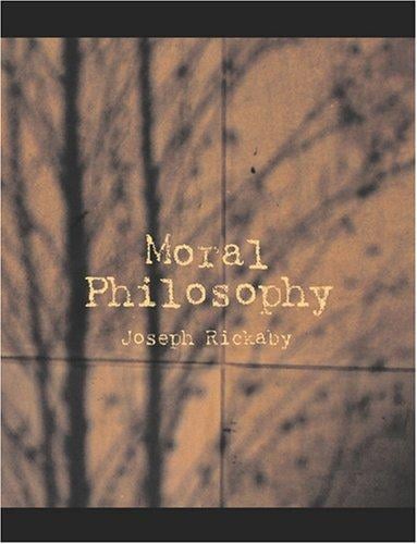 Moral Philosophy (Large Print Edition)