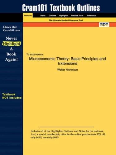 Microeconomic Theory: Basic Principles and Extensions (Cram101 Textbook Outlines - Textbook NOT Included)