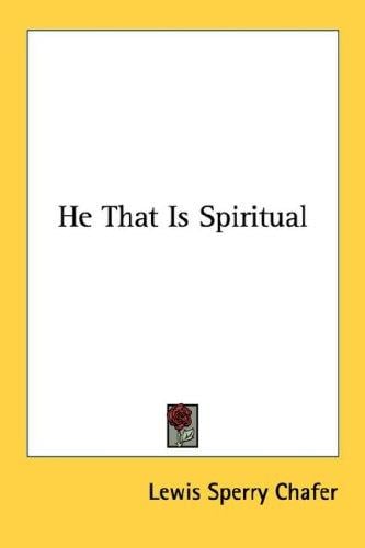 He That Is Spiritual