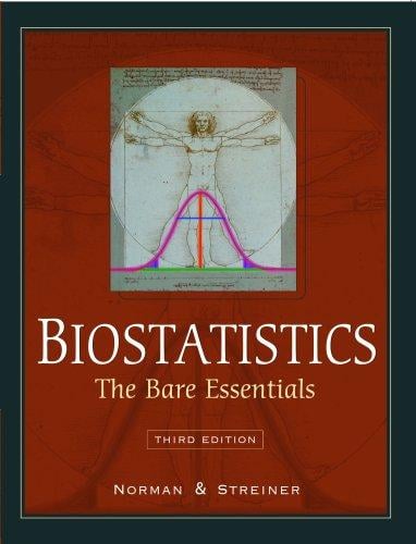 Biostatistics: The Bare Essentials