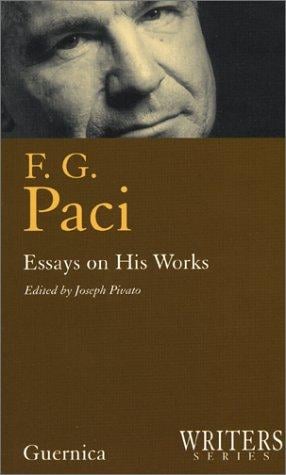 F.G. Paci: essays on his works