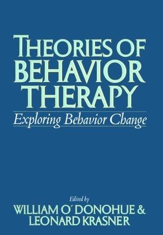 Theories of behavior therapy: exploring behavior change