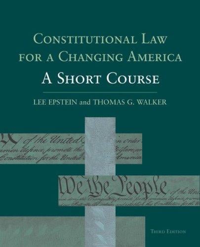 Constitutional law for a changing America.