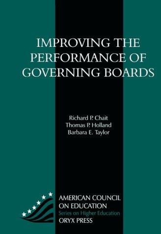 Improving the performance of governing boards