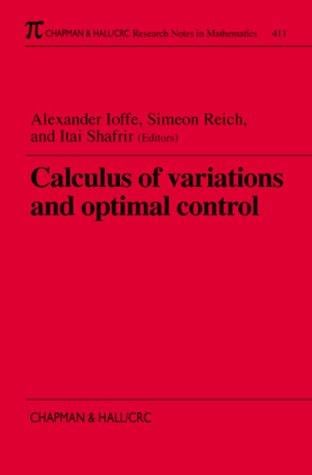 Calculus of variations and optimal control: Technion 1998