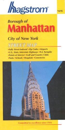 Hagstrom Manhattan, New York Map