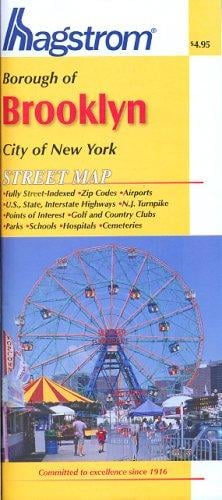 Hagstrom Borough of Brooklyn City of New York Street Map