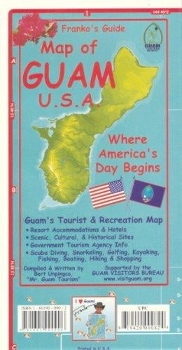 Franko's Guide Map of Guam USA