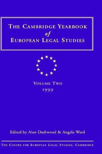 The Cambridge Yearbook of European Legal Studies