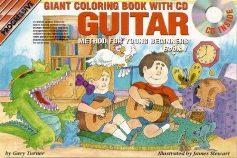 Progressive Guitar Method for Young Beginners Book 1 (Young Beginner Giant Coloring Books)